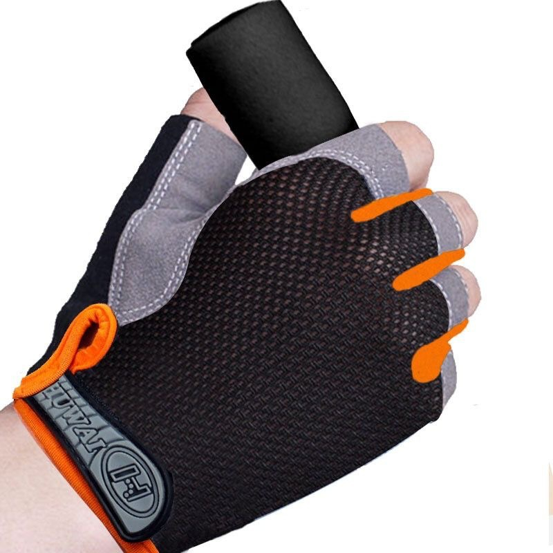 Cycling gloves half finger breathable elastic outdoor bike