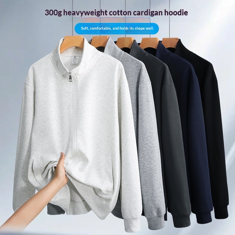 Casual Business Men's Stand-collar Cardigan Jacket