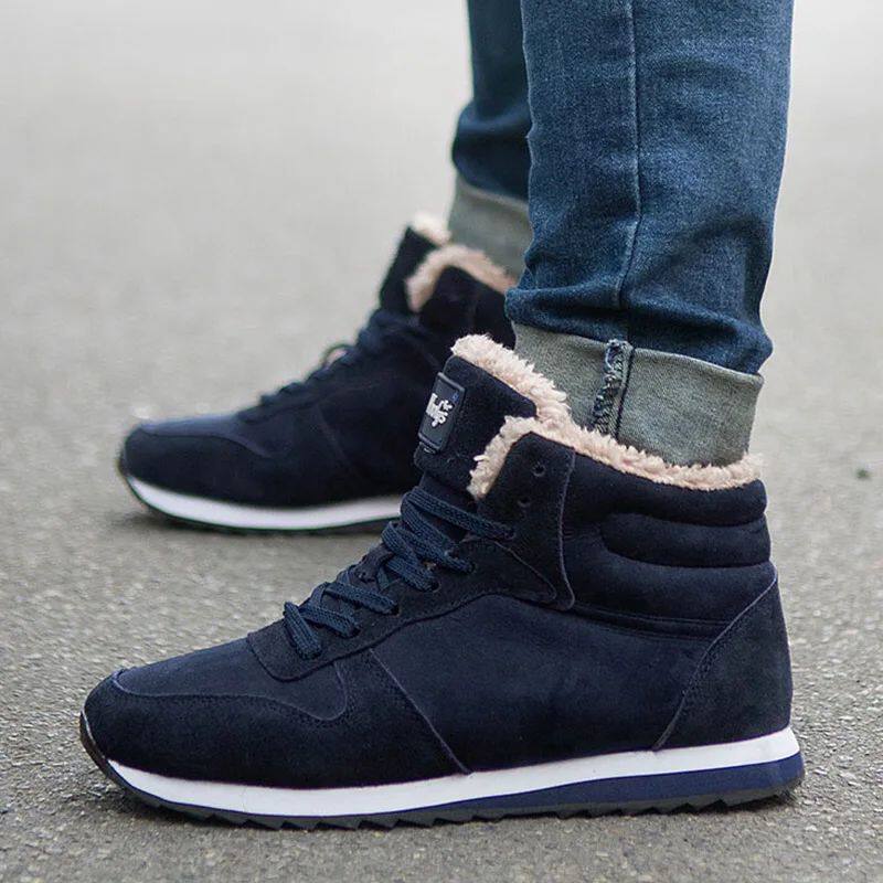 Men's High-top Snow Boots Casual And Durable