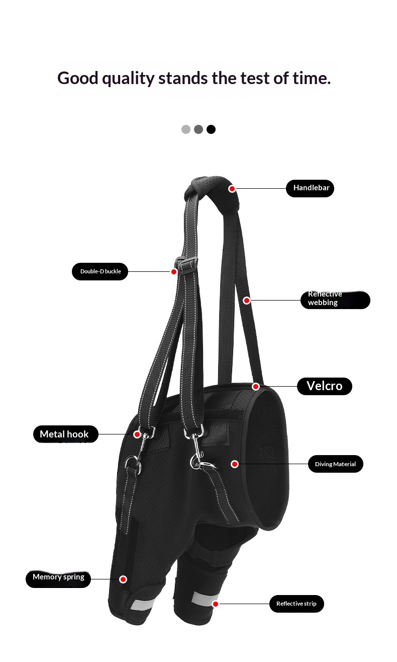 Dog Rear-leg Assist Harness For Senior And Disabled Dogs Aiding In Rehabilitation detail photo 8
