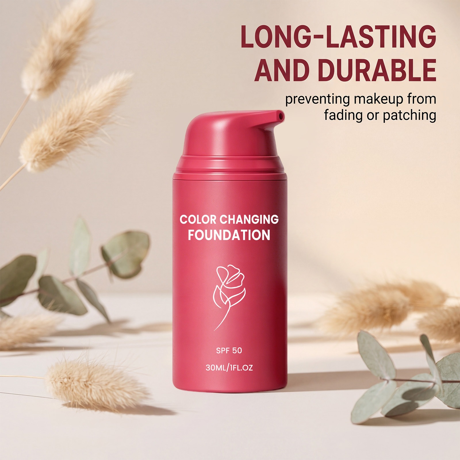 Women's Natural Color-Changing Foundation