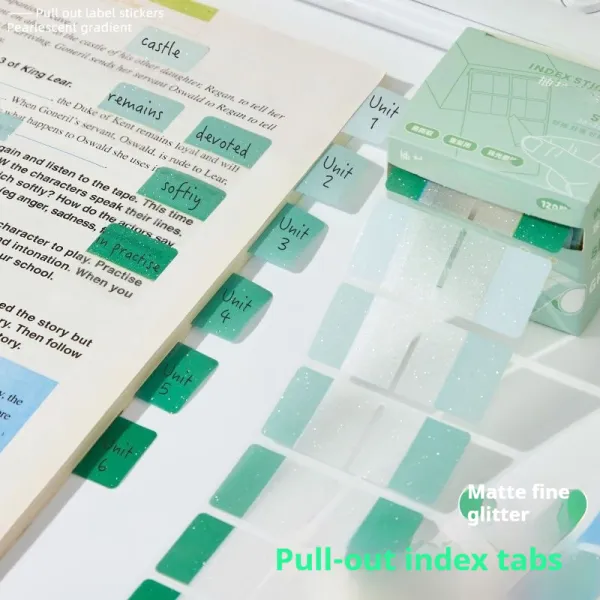 Pearlescent Index Tabs for Books lifestyle photo 2