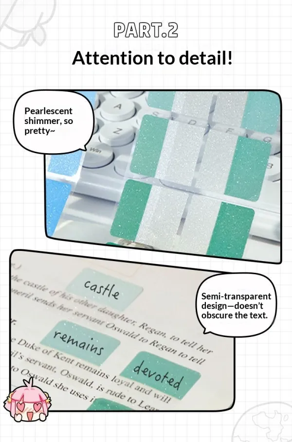 Pearlescent Index Tabs for Books lifestyle photo 6