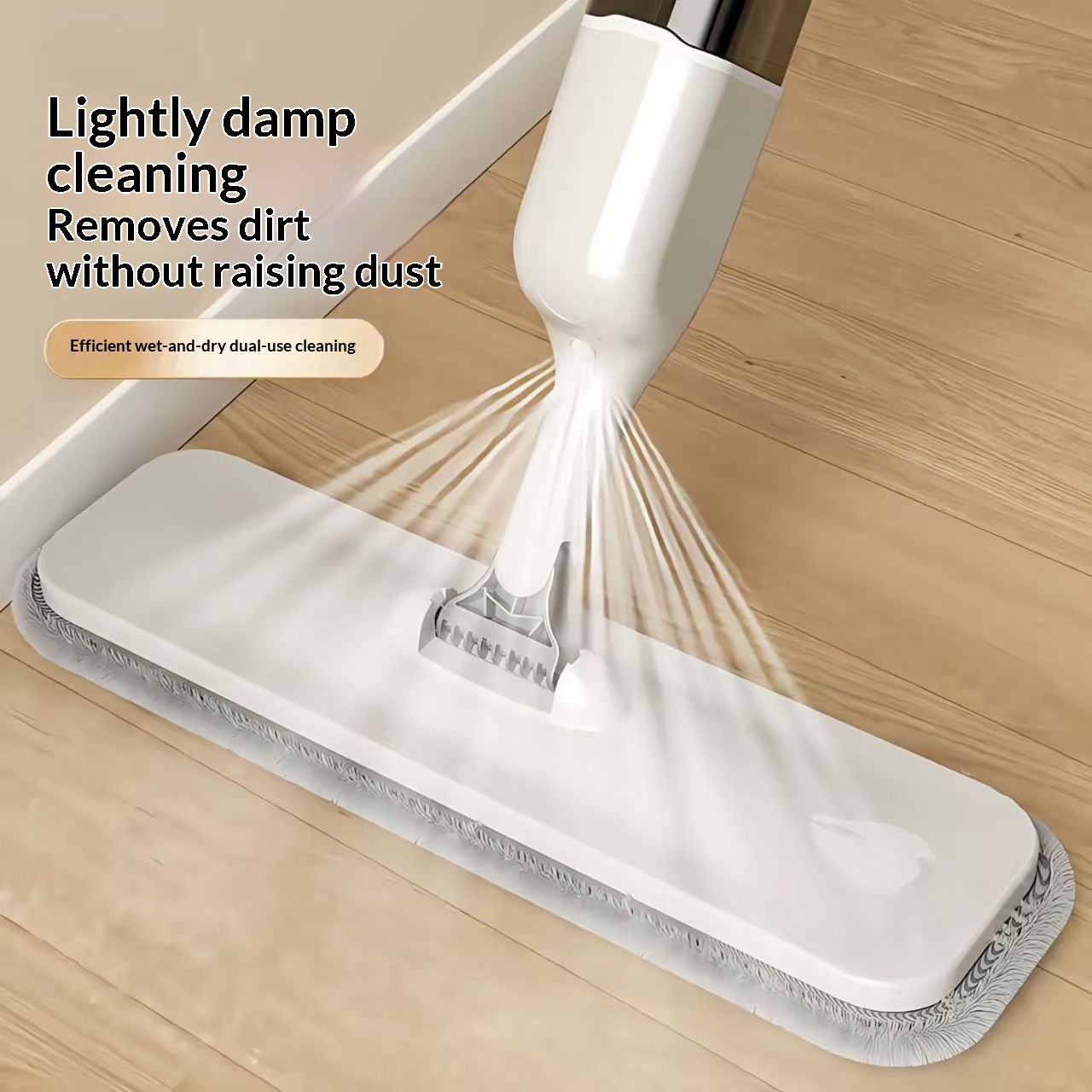 Household Flat Spray Mopno Hand Washing Required