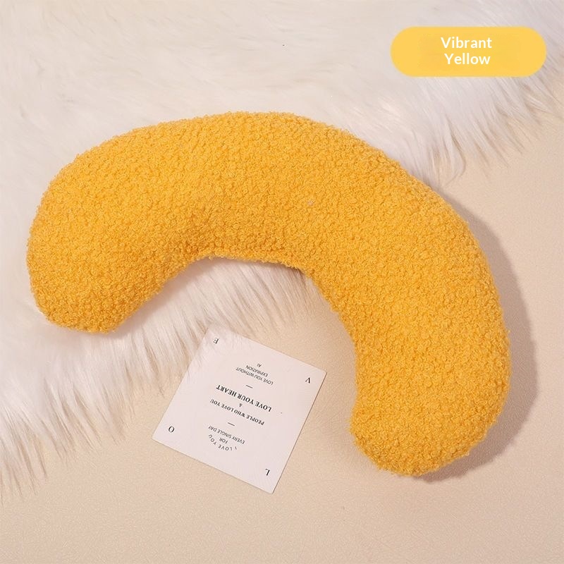 Stylish Thickened Pet Cat Pillow Dynamic Yellow Pillow