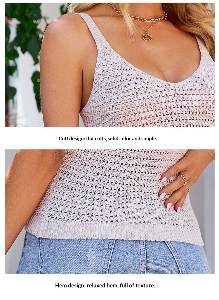 Knitted Inner Layer Base Outerwear Camisole Vest