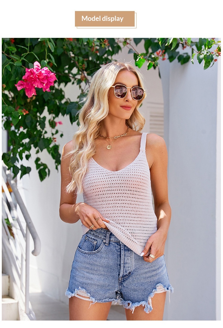 Knitted Inner Layer Base Outerwear Camisole Vest