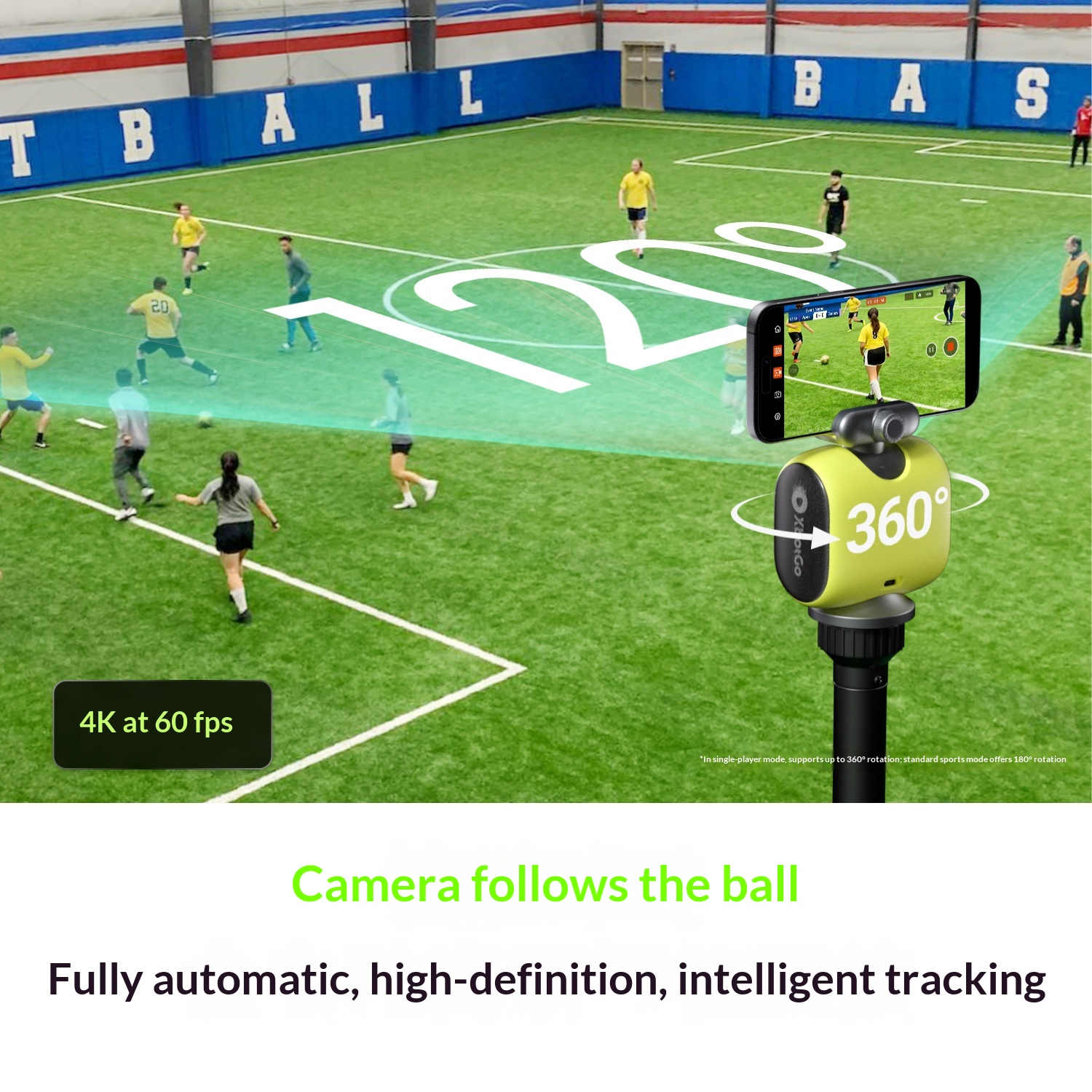 AI-powered Intelligent Automatic Tracking Video Recording And Live Streaming Camera