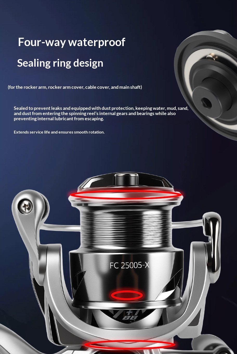 Maris Caldia spinning reel size comparison