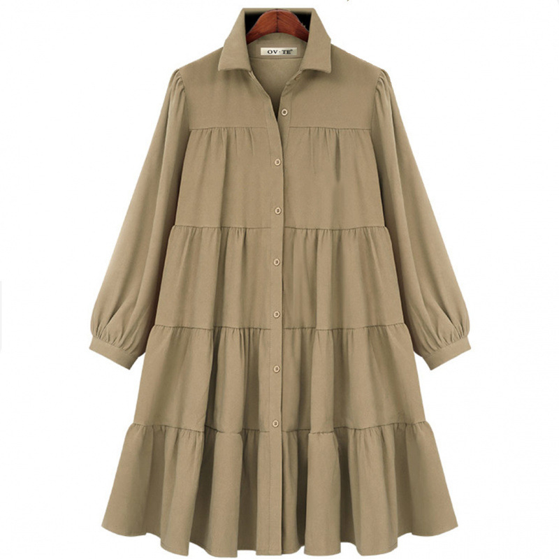 Elegant Plus-Size Midi Dress