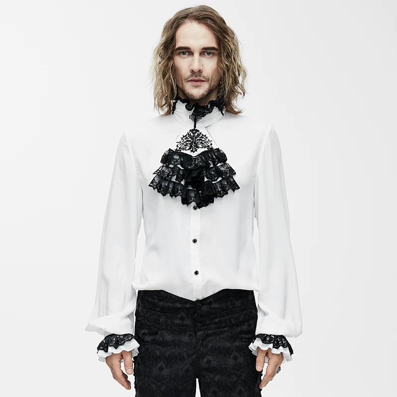 Retro cravat shirt (black-s)