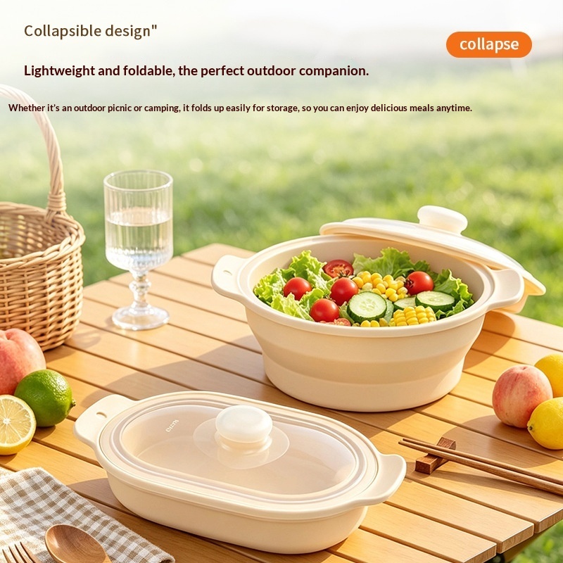 Silicone Foldable Microwave Vegetable Steamer