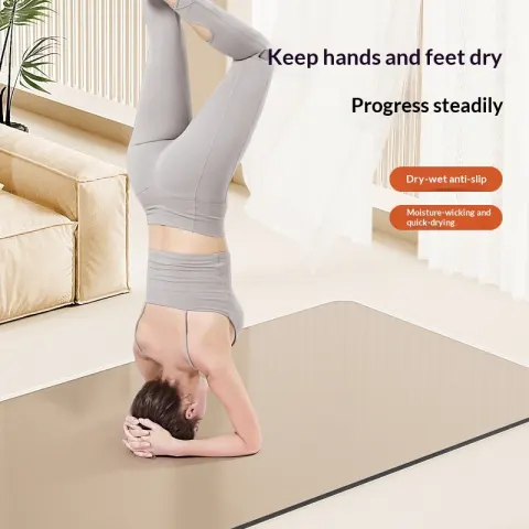 PU Natural Rubber Non-slip Luxury Fitness Mat Yoga Pad