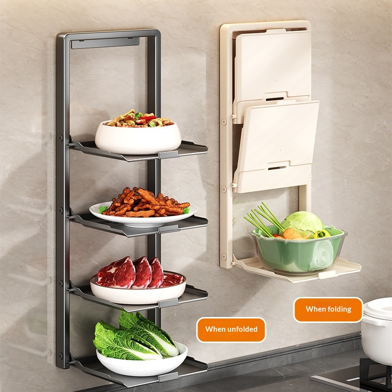 Punch-Free Foldable Kitchen Prep Rack