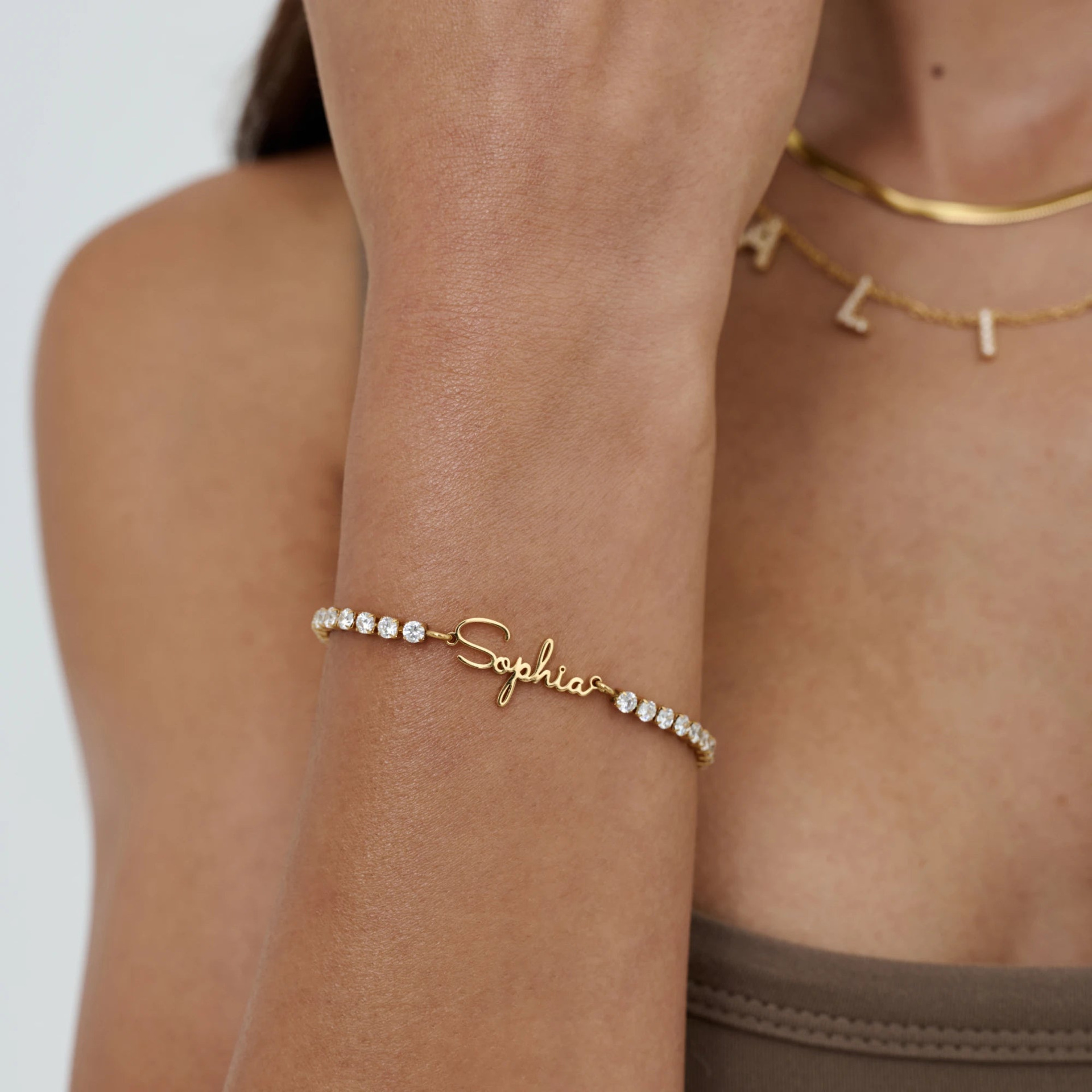 Fashionable And Versatile Women's Zircon Stainless Steel Bracelet product image