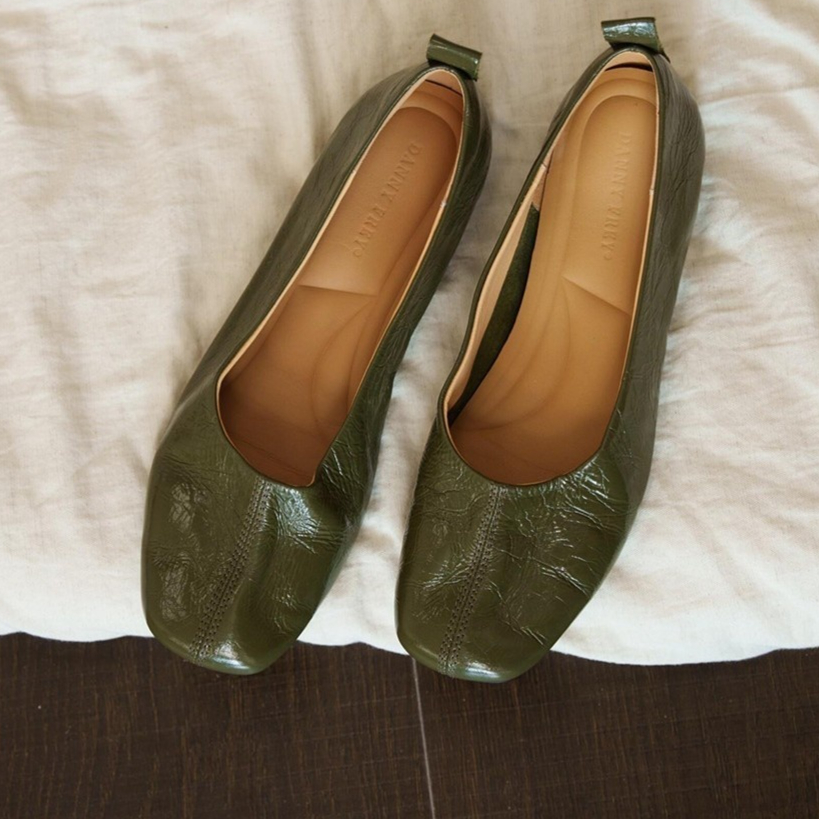 French-style Vintage Women's Ballet Flats Low-cut