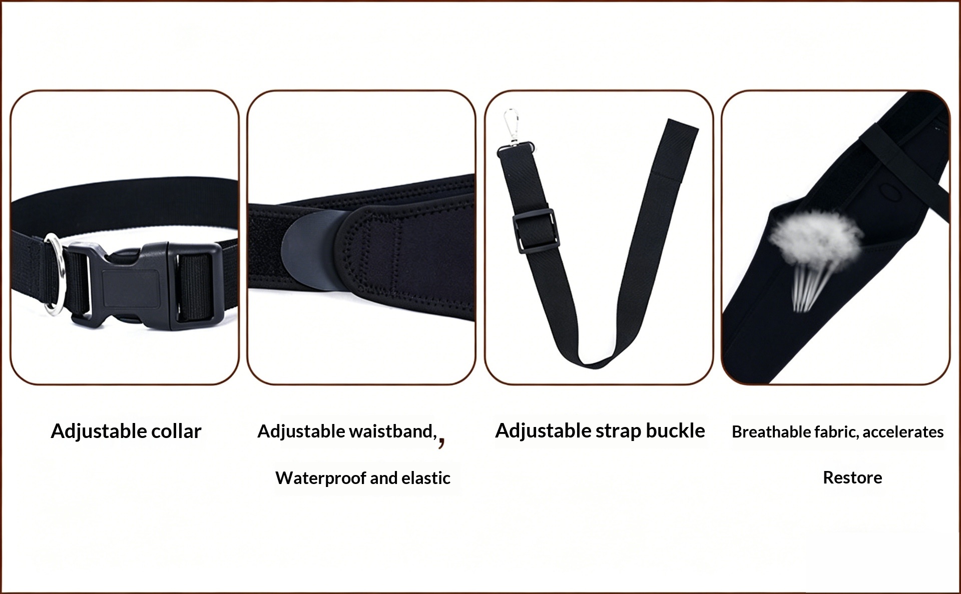 New Pet Knee Brace For Post-leg Injury Support In Cases Of Ligament Strains detail photo 3