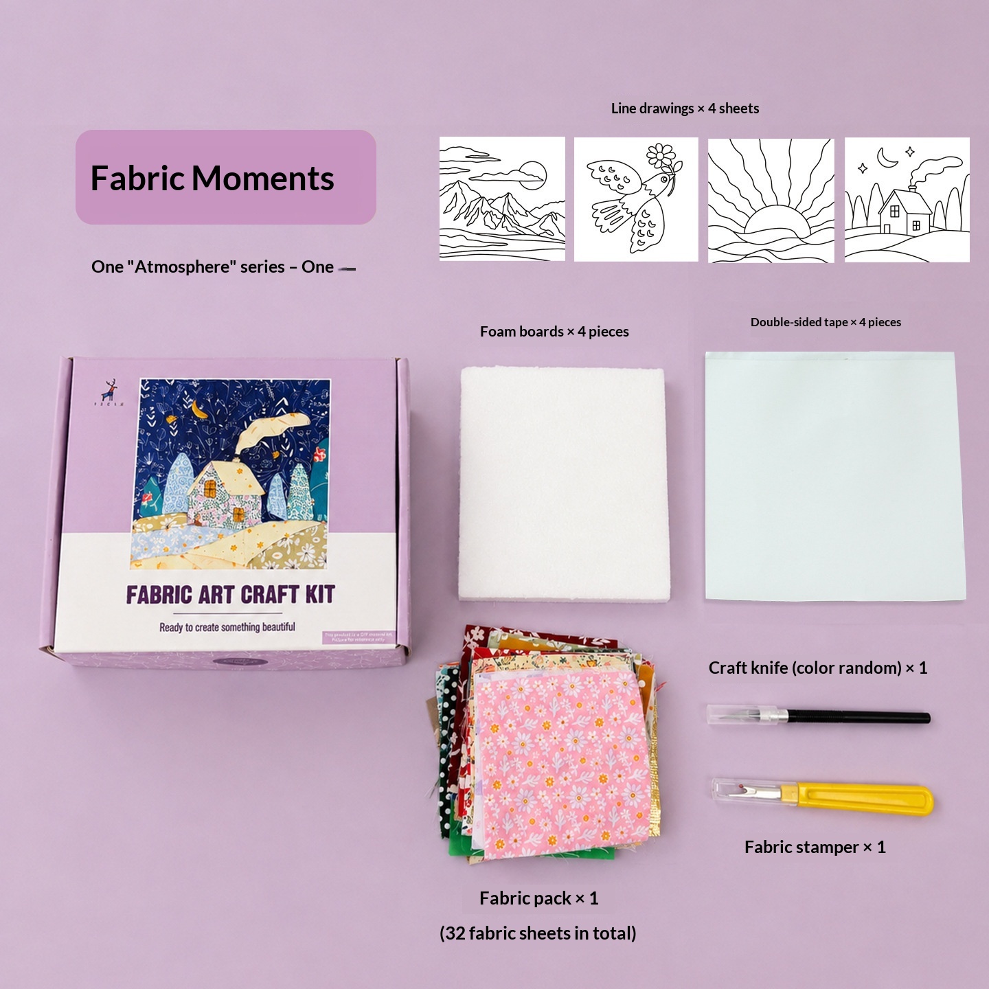 Creative DIY Kit Patchwork Art Painting 3