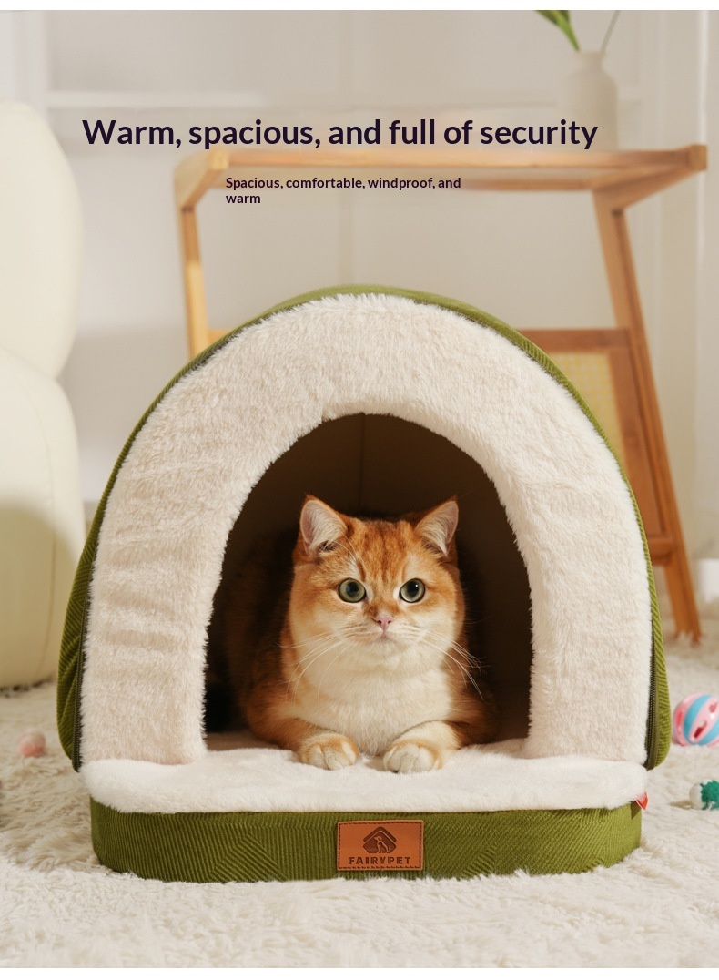 Warm Universal Pet Bed For Cats And Dogs detail photo 5