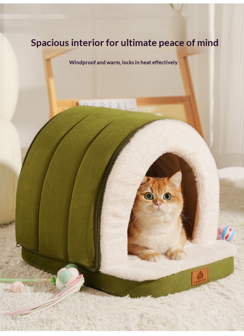 Warm Universal Pet Bed For Cats And Dogs detail photo 7