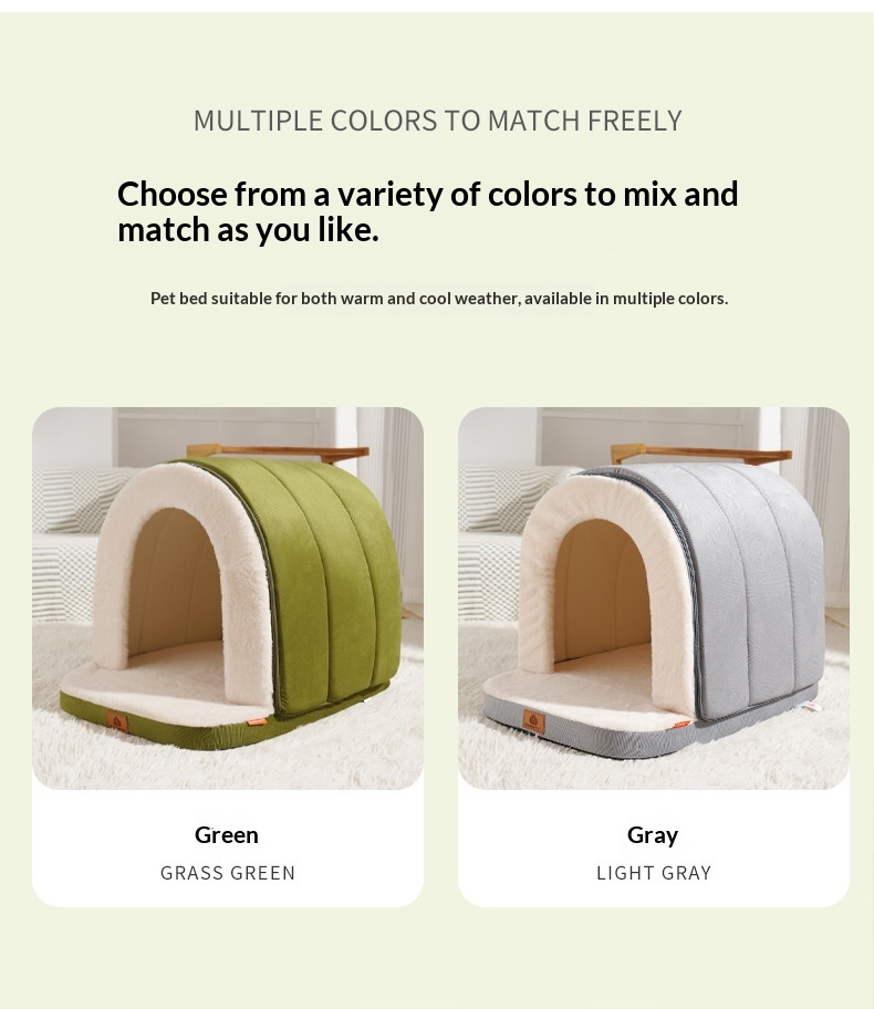 Warm Universal Pet Bed For Cats And Dogs detail photo 4