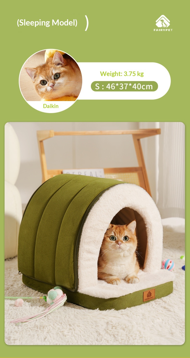 Warm Universal Pet Bed For Cats And Dogs detail photo 6