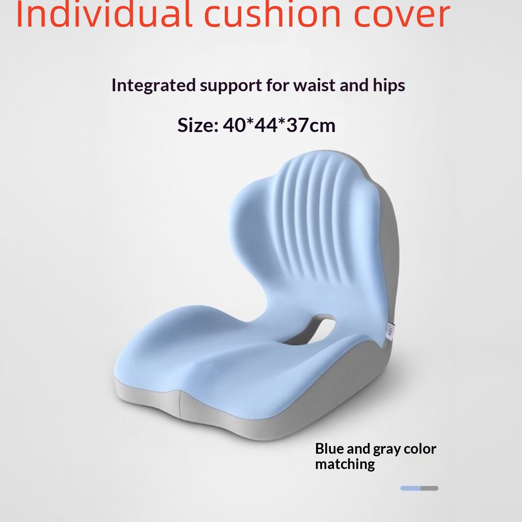 Ergonomic Lumbar Support Seat Cushion - Posture Correcting Memory Foam Chair Pad for Students Office Home Use — image 1