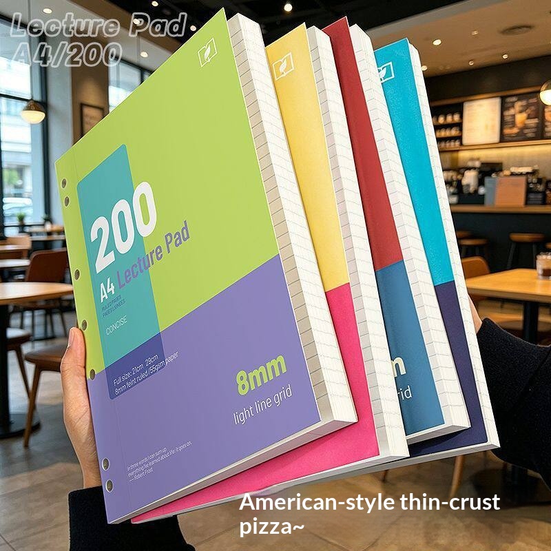 A4 Loose-leaf Notebook With Thin Crisp Pages