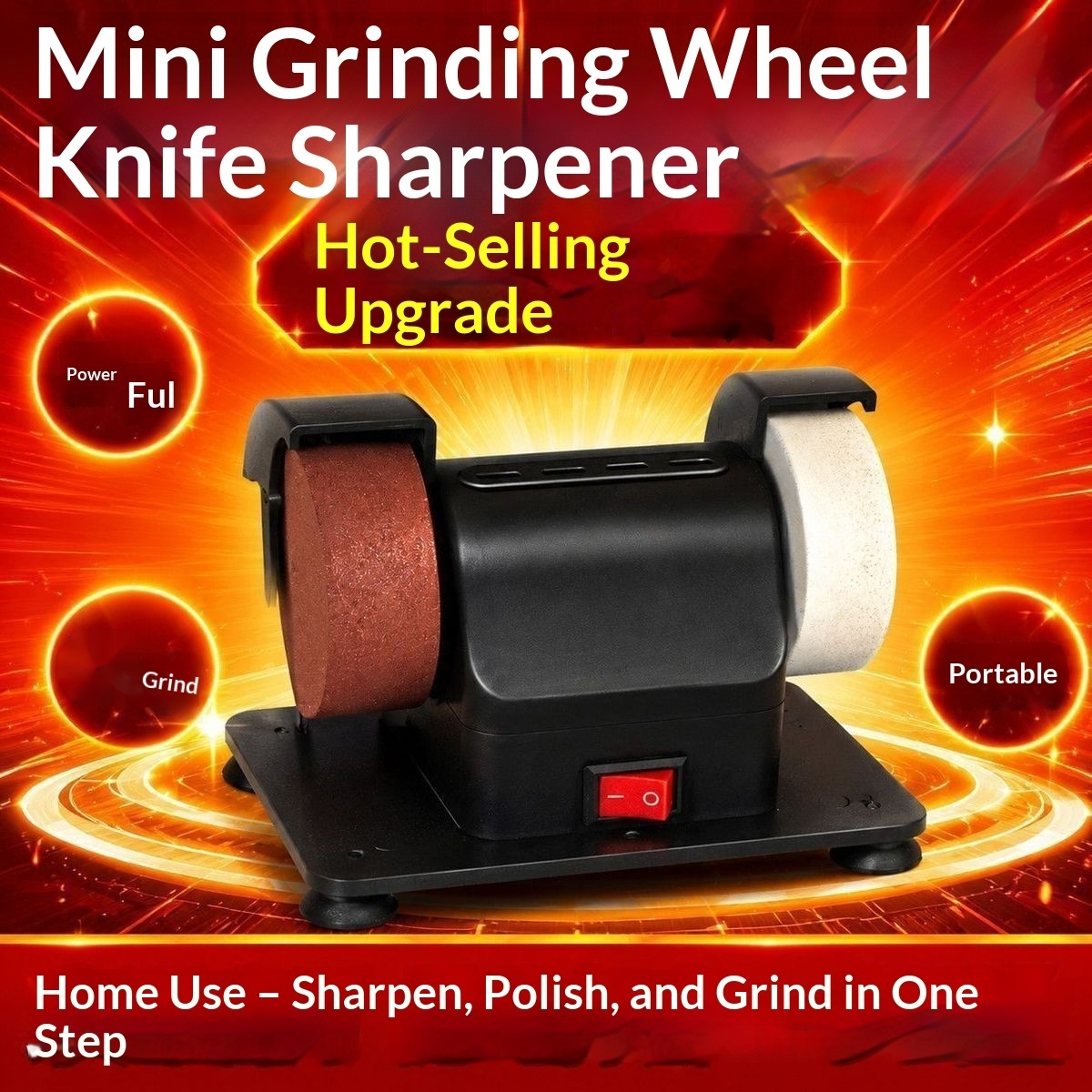 Desktop Dual-grit Grinding Machine For Home Use — 1