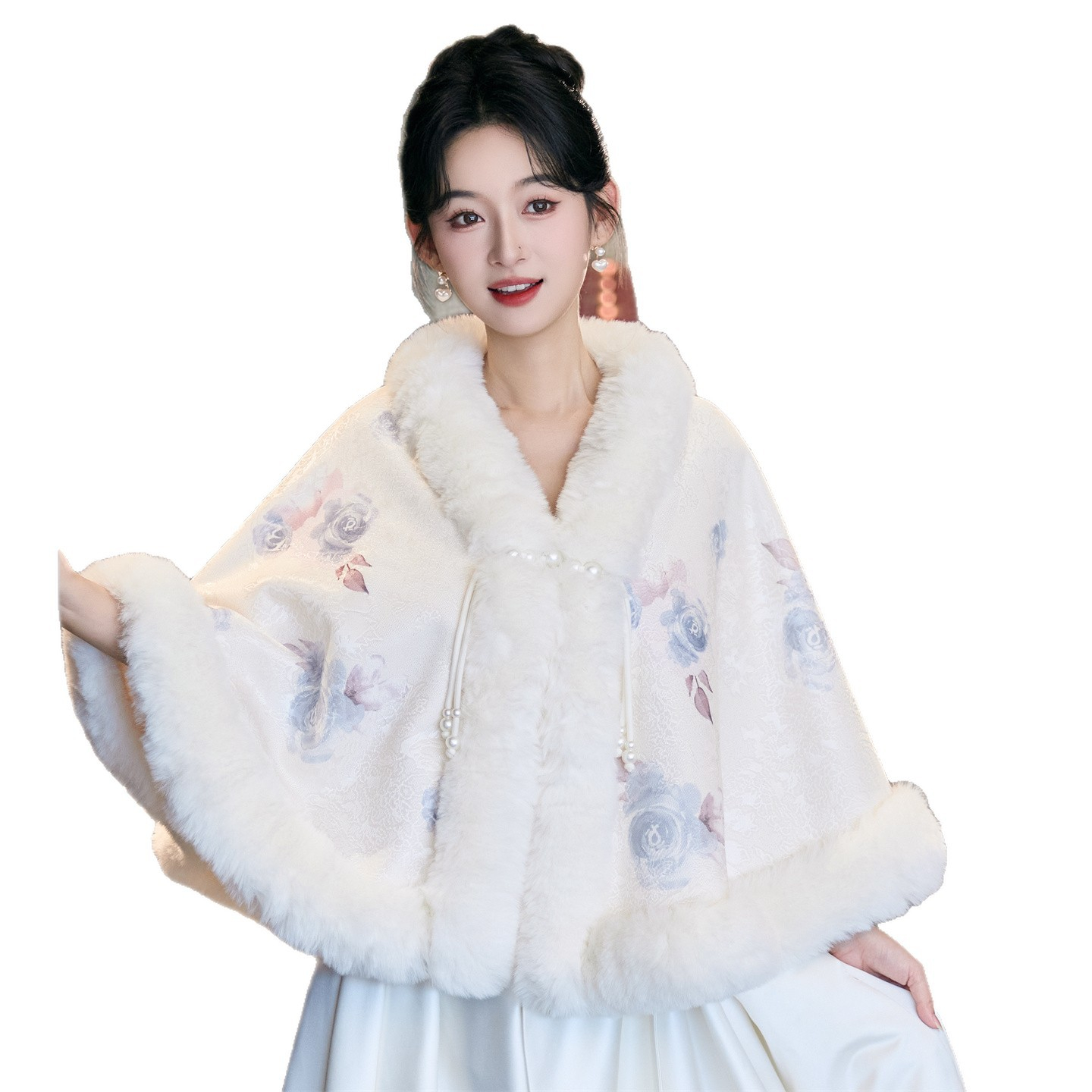 Mothers Wedding Dress Cheongsam Shawl Coatthick 3