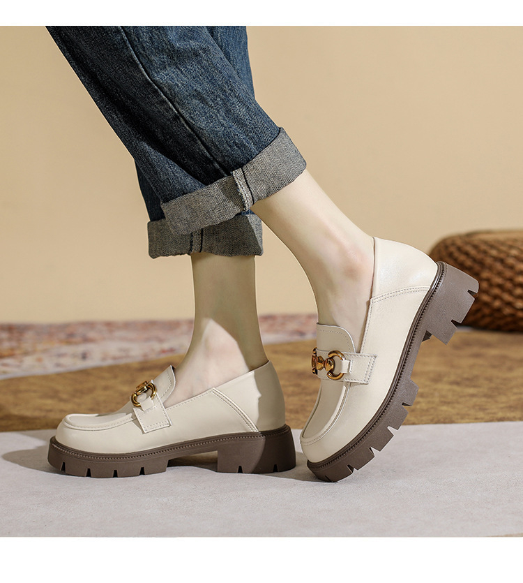 Leather Slip-On Loafers, picture 3 of 5