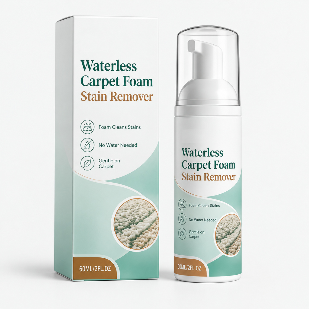 Waterless Carpet Foam Stain Remover