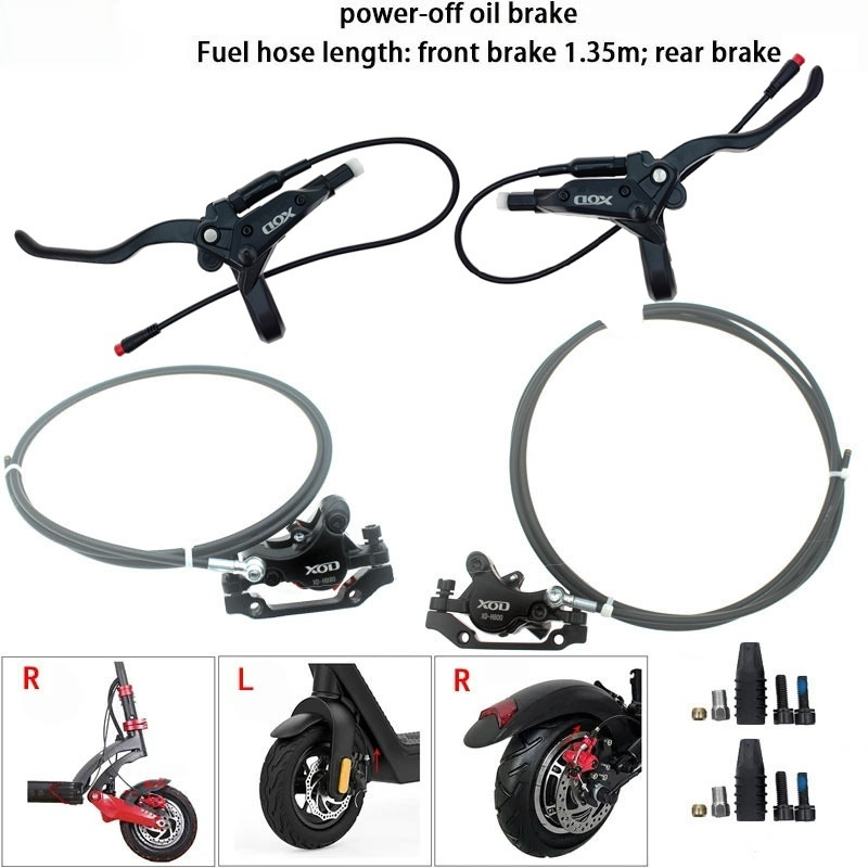Magnetic-sensing Power-off Oil-disc Brake Lever