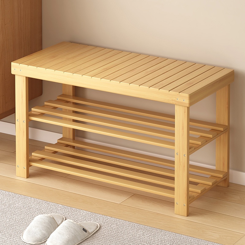 Shoe-changing Stool Home-use Entryway Shoe Cabinet With Built-in Seat — 1