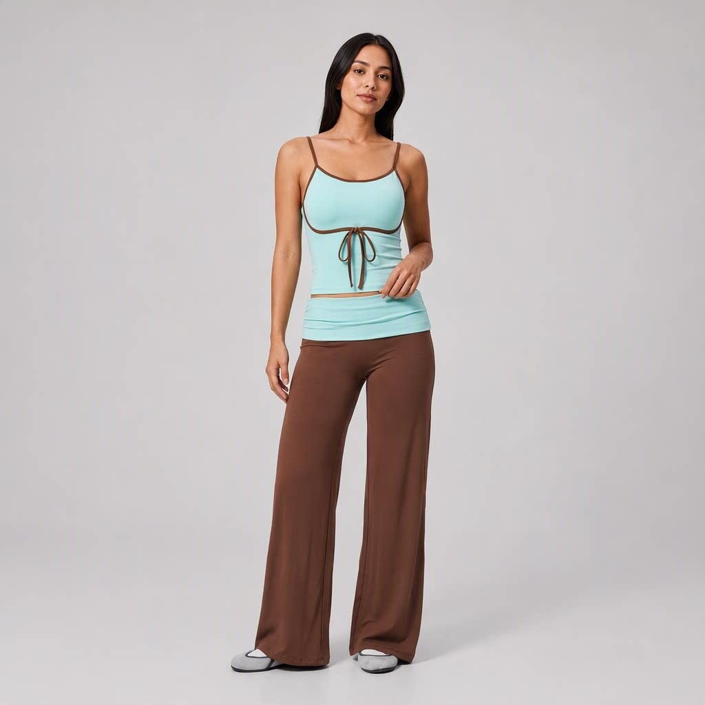 Color-Blocked Women's Sports Yoga