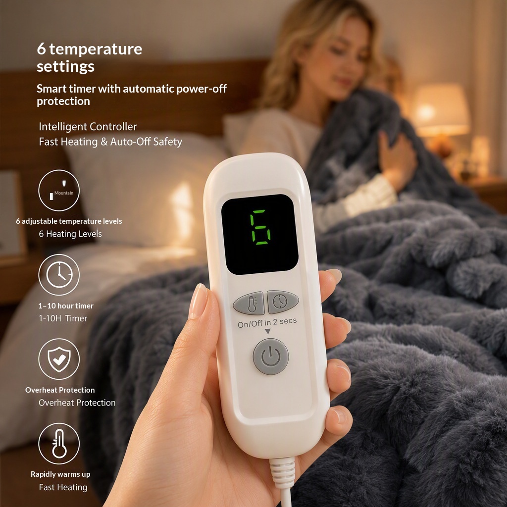 Machine-washable Sofa Heating Blanket