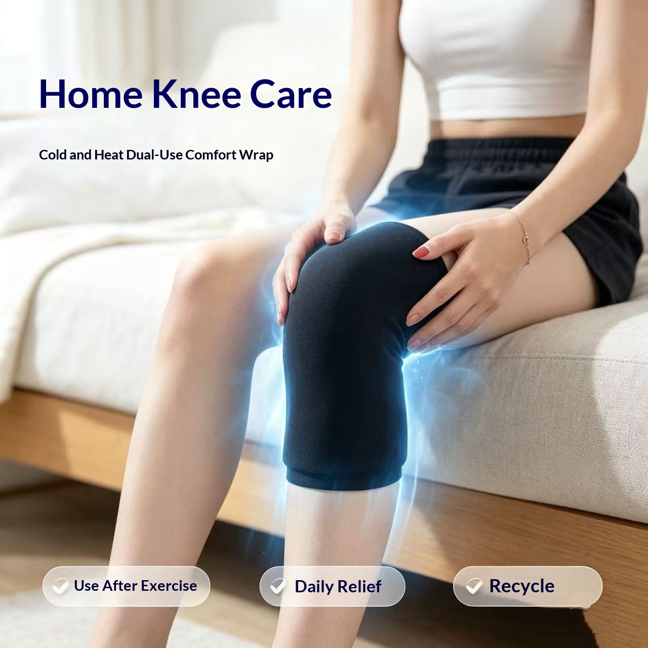 Solid Multi Purpose Gel Knee Pad for sale on BNS