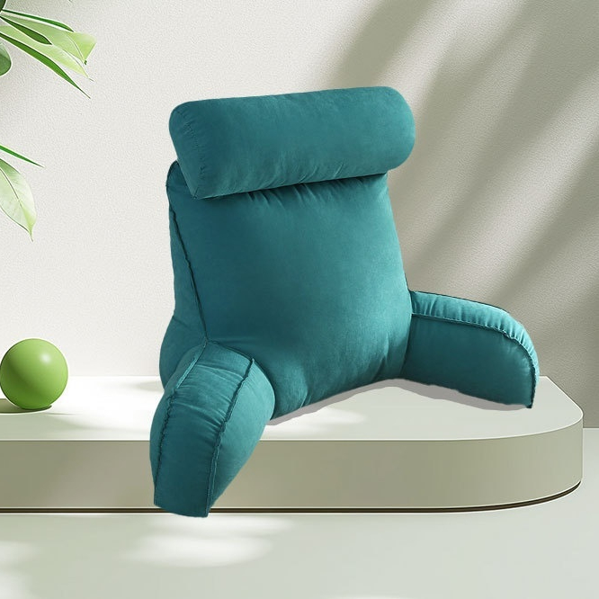 Triangular Armrest Reading Cushion Lumbar Pillow