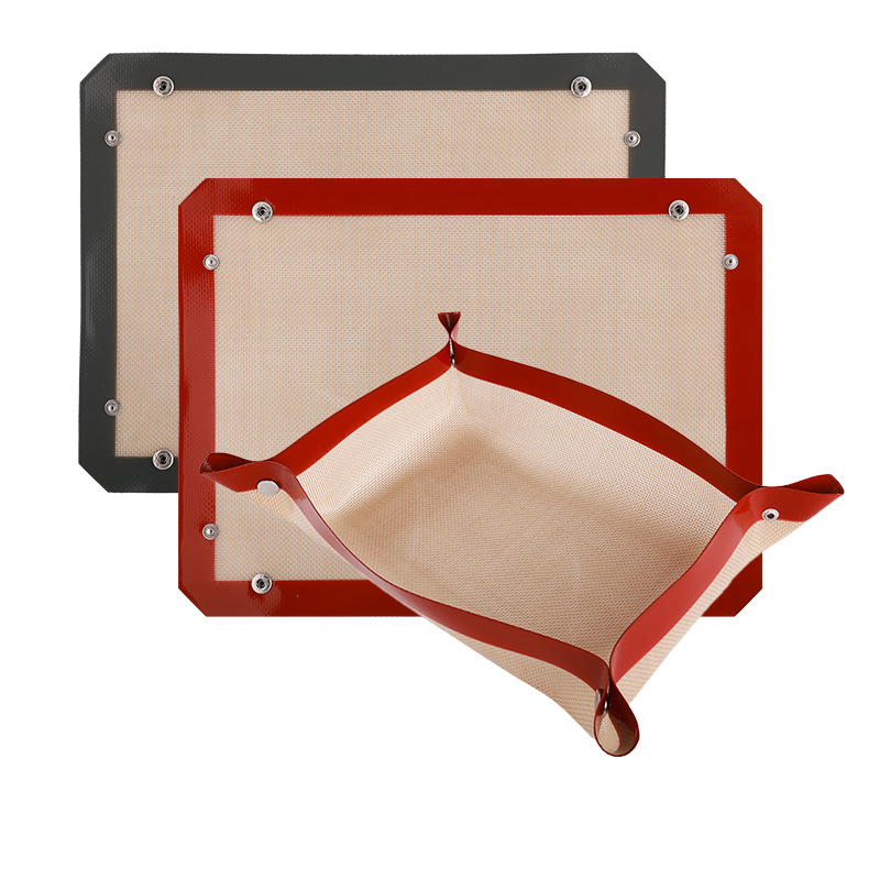 Silicone Baking Mat With Buttons Non-Stick
