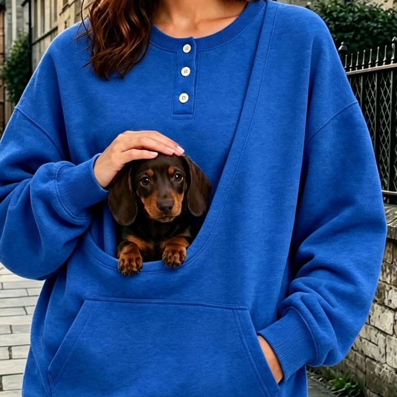 Loose-fit Women's Street-style Casual Sweatshirt