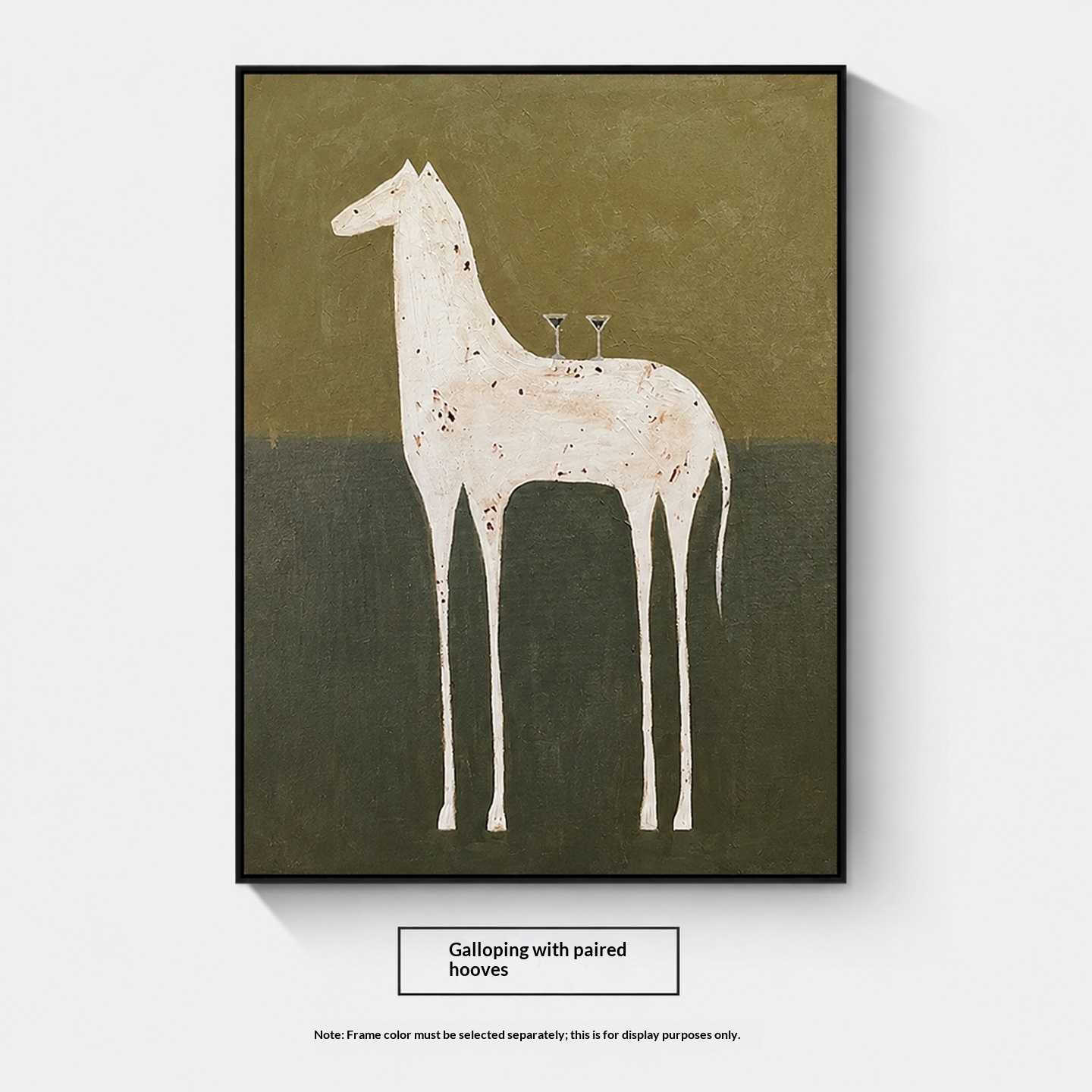 Animal Canvas Wall Hanging, Framed, picture 4 of 12