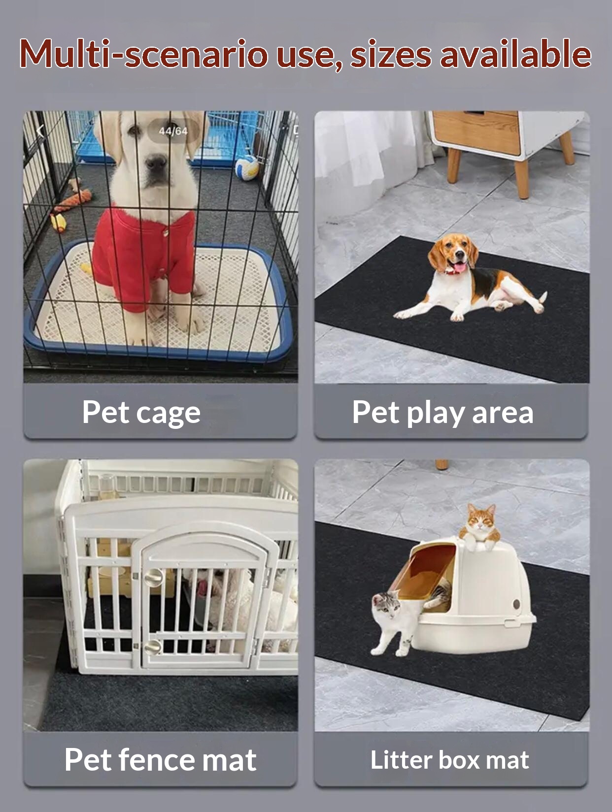Dog Mattress Floor Mat For Sleeping Thickened Pet Dog Pad detail photo 16