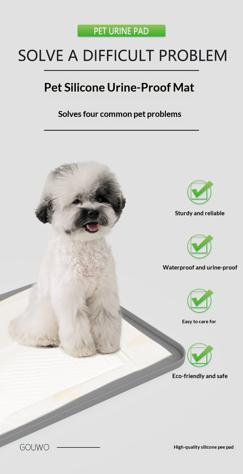 Dog Pee Pad Washable Silicone Urine detail photo 4