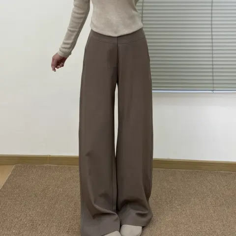 Women's High-Waist Wide-Leg Tailored Pants