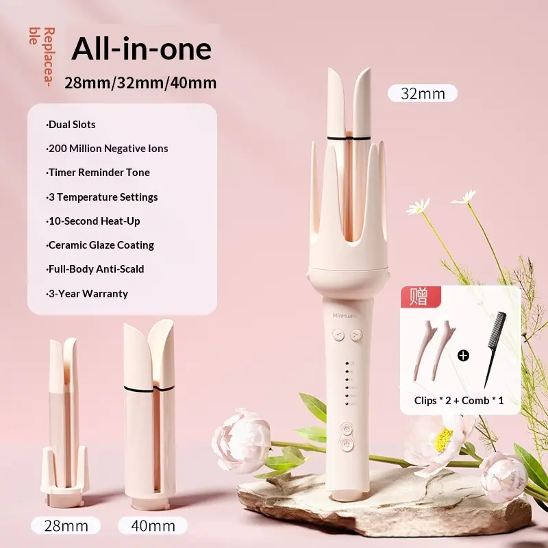 Negative Ion Fluffy Automatic Five-in-one Converter Hair Curler