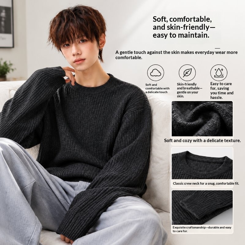 Versatile Skin-friendly Soft And Comfortable Warm Inner-layer Sweater