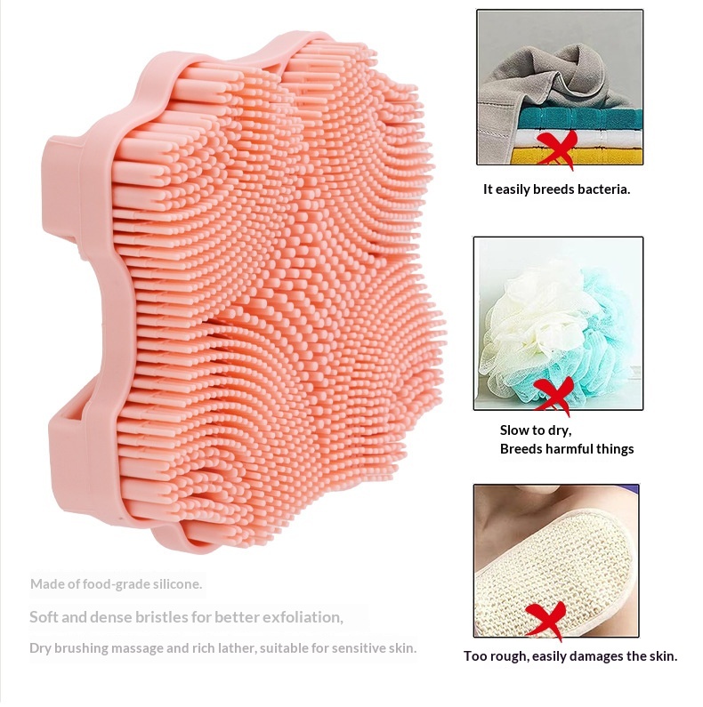 Butterfly-shaped Bath Brush With Straps detail photo 3