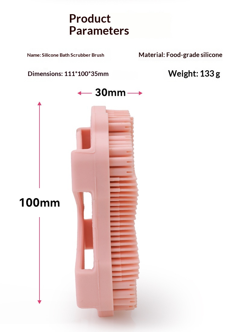 Butterfly-shaped Bath Brush With Straps detail photo 4