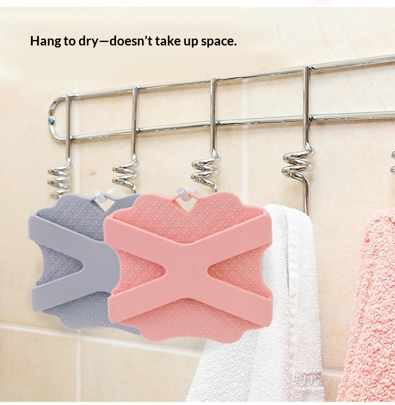 Butterfly-shaped Bath Brush With Straps detail photo 2