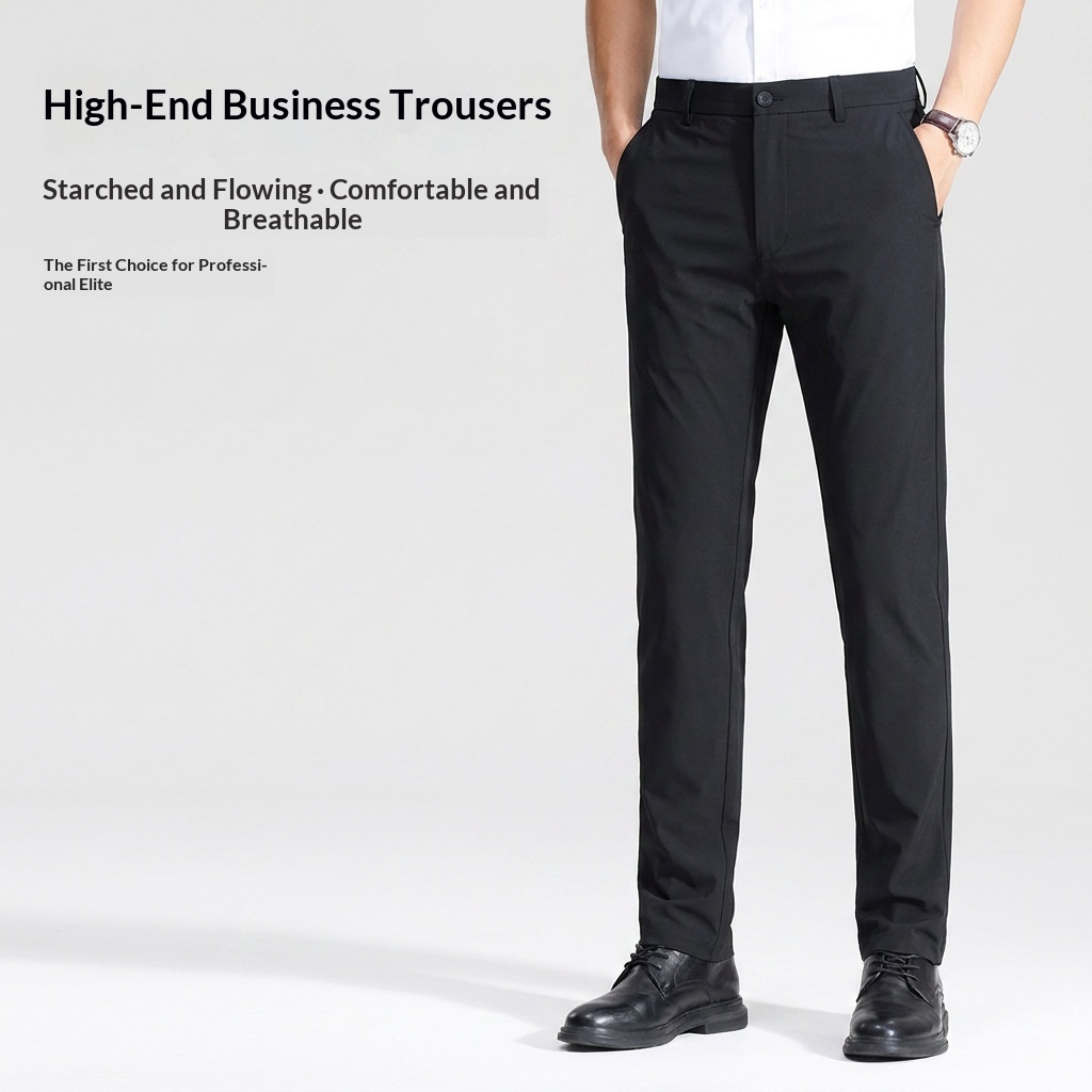 Three-proof Ice Silk Trousers For Summer